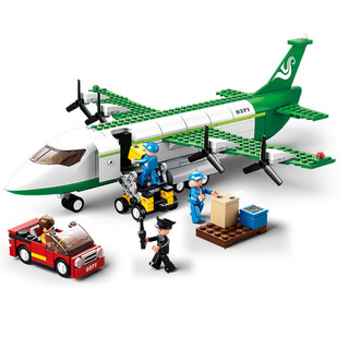 Đồ chơi lắp ghép mô hình máy bay chở hàng gồm 383 chi tiết M38-B0371