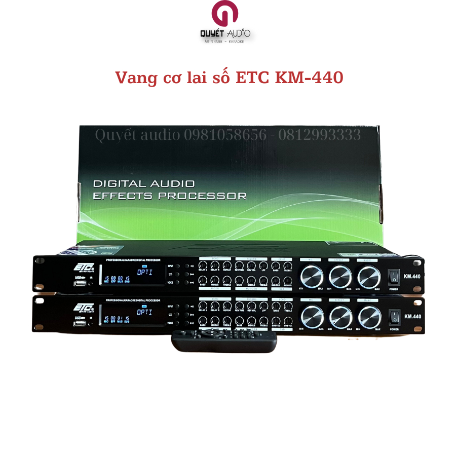 Vang cơ lai số ETC KM440 Chống hú, bảo hành 12 tháng ( ETC KM 440) DK900 DK 900 K678 K 678 PRO - bik k3000pro -ashly k99