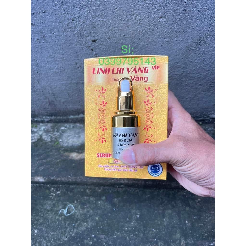 Serum Mụn Và Thâm Linh Chi Vàng Vip 25ml