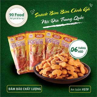 Snack Bim Bim Cánh Gà Nội Địa Trung Quốc combo 40 gói giòn giòn cay cay thơm ngon nhức nách