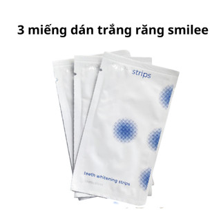 3 miếng dán trắng răng smilee, công nghệ pap +