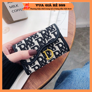 Ví nữ ngắn mini cầm tay nhiều ngăn giá rẻ nhỏ gọn bỏ túi thời trang hàn quốc cute dễ thương VN60