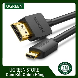 Dây Chuyển Micro HDMI Type D To HDMI Type A UGREEN HD127 Cao Cấp - Cáp Micro HDMI to HDMI
