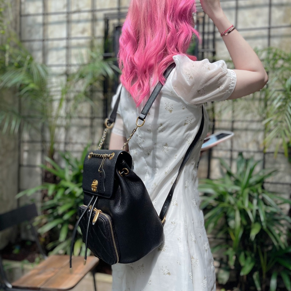 Balo Blakriv Faye trần trám đen rộng rãi sành điệu