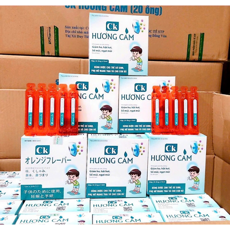 Siro HO CẢM HƯƠNG CAM sổ mũi, hắt hơi, cảm cúm