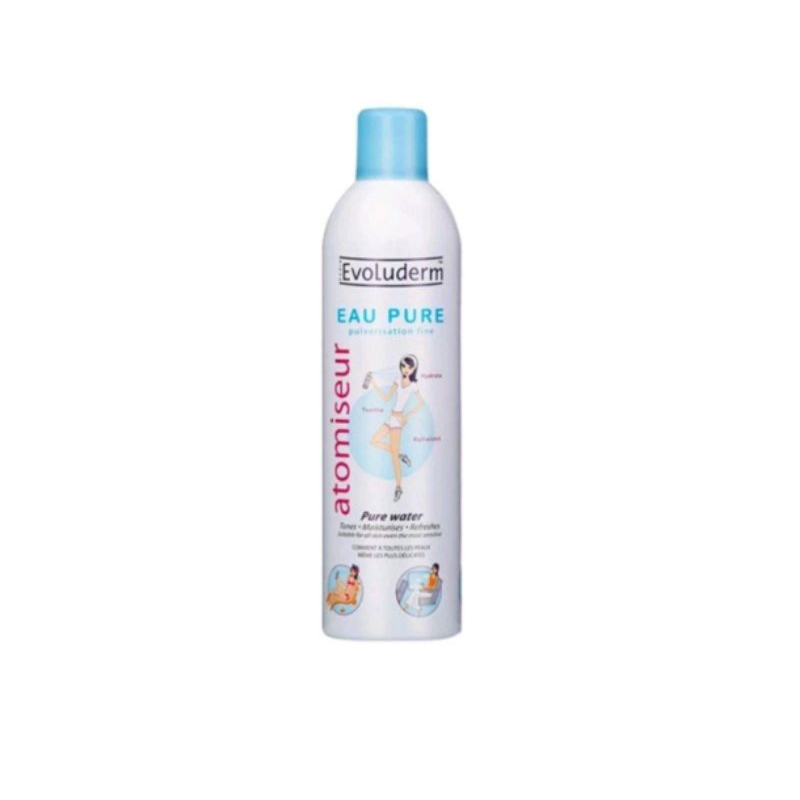 Xịt Khoáng Evoluderm Atomiseur Eau Pure Cấp Ẩm, Làm Dịu Da 400ml
