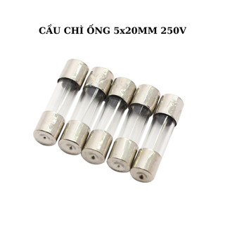 Cầu chì ống thủy tinh 5x20mm 250v