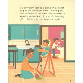 Sách - Vệ Sinh Sạch Sẽ (Thuộc bộ Tớ Khỏe Mạnh, Tớ Hạnh Phúc)