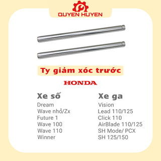 Ty giảm xóc dành cho xe máy Honda - Ty giảm sóc trước Devico - Dream, Wave, Future, Winner, Vision, Lead, Air Blade, Sh