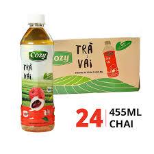 Trà Vải Cozy 455ml 1 Lốc 6 chai