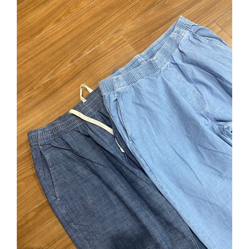 Quần jogger uni jean mềm cho nam