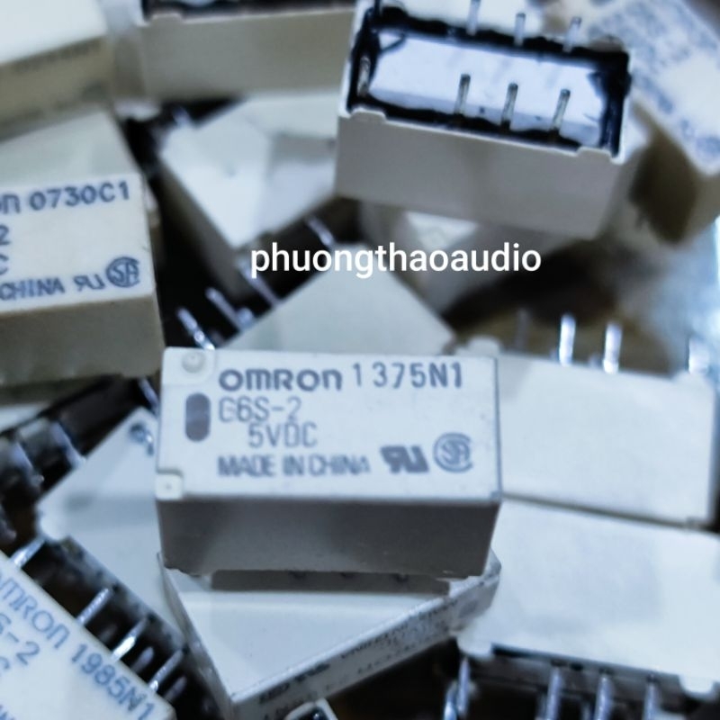 Rơle omron 5V 12V 24V hàng đã qua sử dụng, omron G6S-2