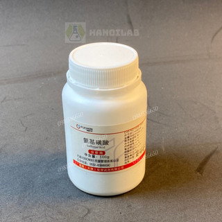 Hóa chất sulfamic acid, h3no3s, cas 5329-14-6, fuchen, 100g - labhn