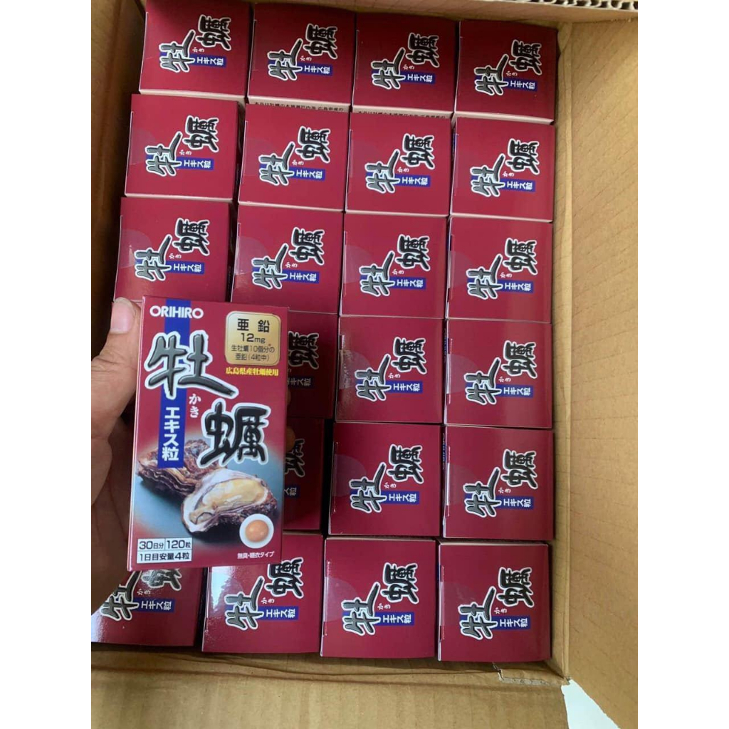 Viên Uống Tinh Chất Hàu Tươi Orihiro Hỗ Trợ Sức Khỏe Nam Giới 12mg - 120 Viên