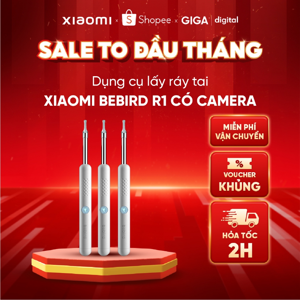 Dụng cụ lấy ráy tai Xiaomi Bebird R1 có camera