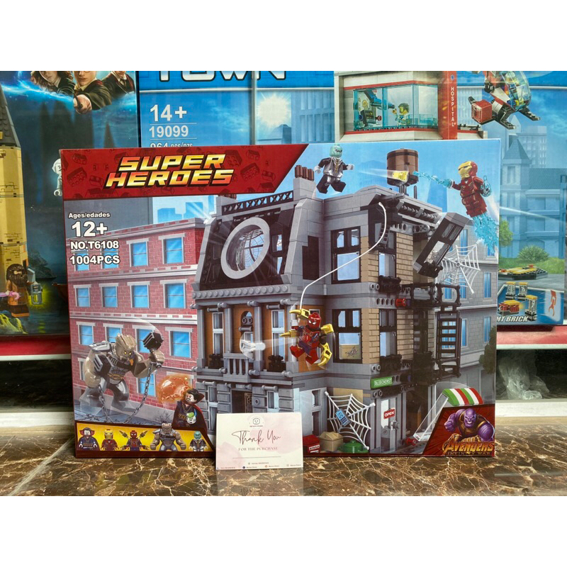 Đồ chơi lắp ráp 6108 4046 76108 07107 Mô hình Sanctum Sanctorum của Doctor Strange Infinity War - Xếp hình thông minh