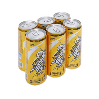 Nước tăng lực Sting vàng 6 lon 320ml