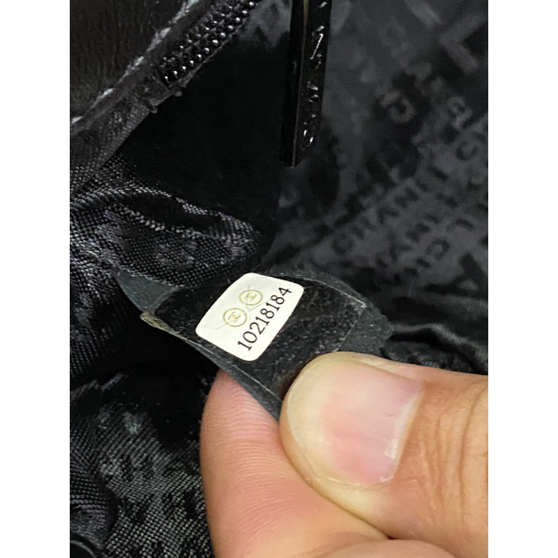 Túi si hiệu CN Classic Reissue của Pháp bạc & đen da thật