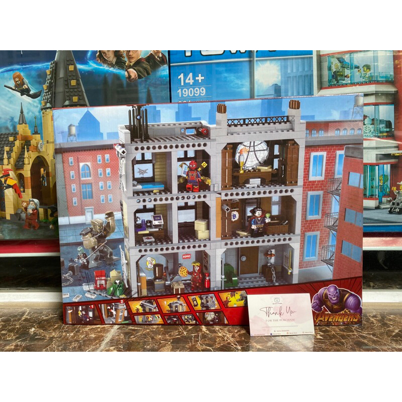 Đồ chơi lắp ráp 6108 4046 76108 07107 Mô hình Sanctum Sanctorum của Doctor Strange Infinity War - Xếp hình thông minh
