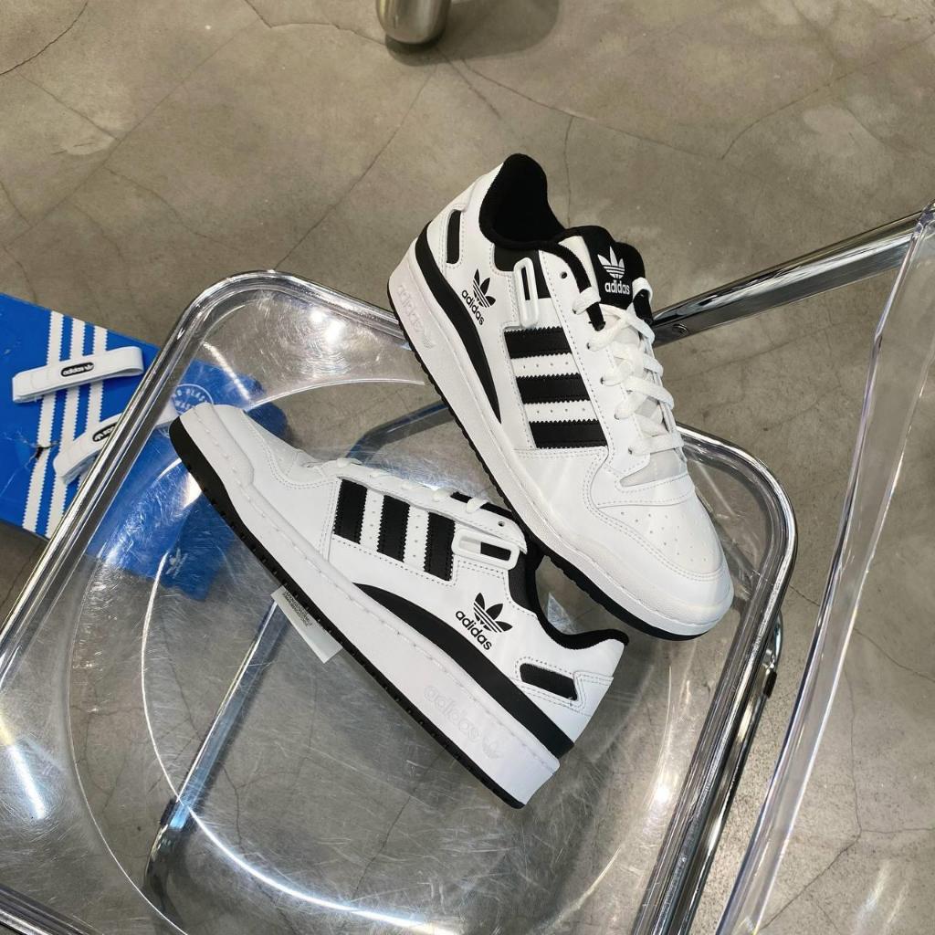 Giày thể thao Adidas Forum Low Could White Core Black_Giày Das đen trắng quai dán hot trend