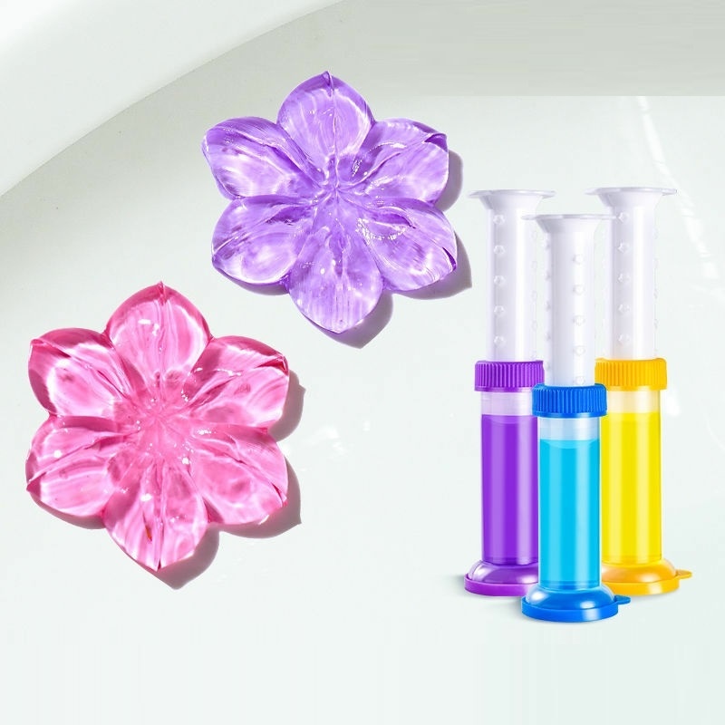 Gel Khử Mùi Bồn Cầu Hình Hoa Với 5 Mùi Dịu Nhẹ, Vừa Làm Sạch Vừa Diệt Khuẩn Hình Bông Hoa SP002321