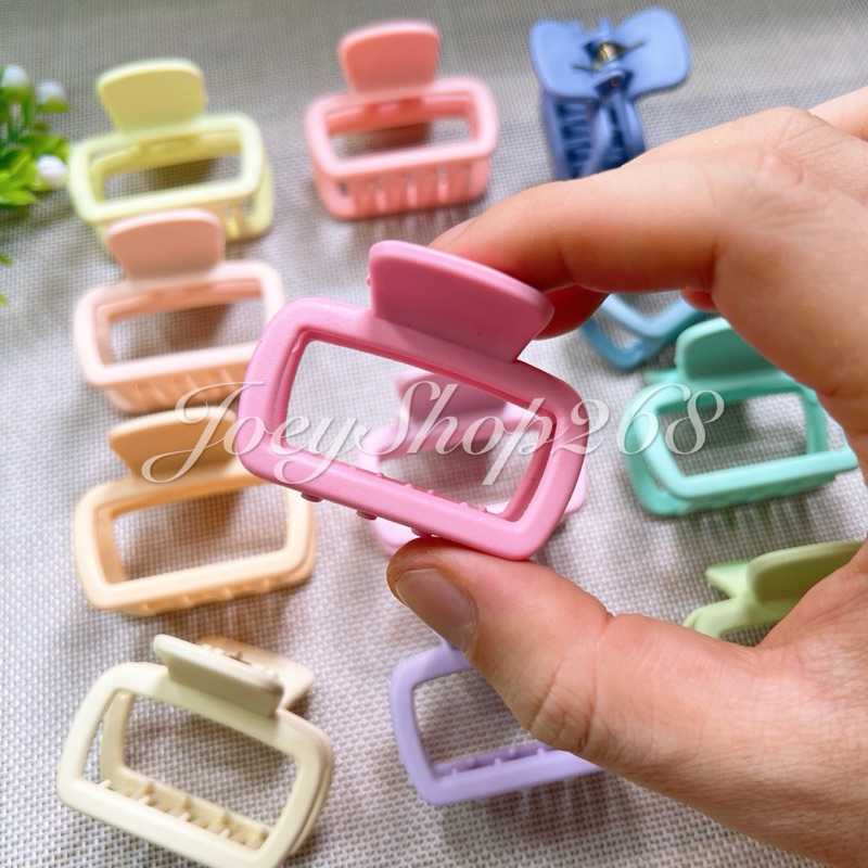 Kẹp Tóc Nữ Dạng Rỗng Nhiều Màu 12 Cái