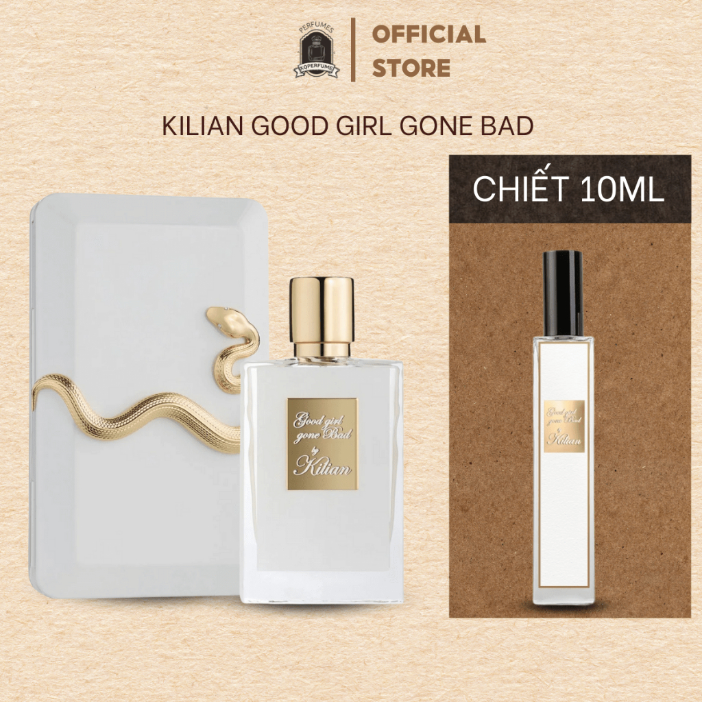 Nước hoa nữ rắn trắng Kilian good girl gone bad mẫu thử 10ml dịu dàng, thanh lịch- XQ