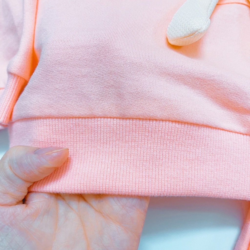 Bộ Dài Tay Bé Gái MyaKids, Bộ Thu Đông Bé Gái Chất Vải Nỉ Da Cá Cotton Dày Vừa Ấm Áp