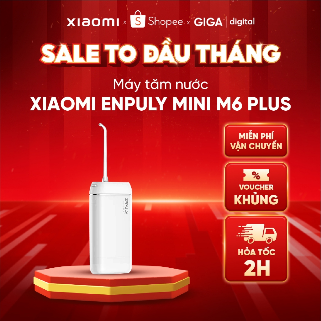 Máy tăm nước Xiaomi ENPULY Mini M6 Plus chính hãng
