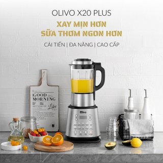 Máy làm sữa hạt olivo x20 plus chính hãng - thương hiệu mỹ bảo hành 24 tháng