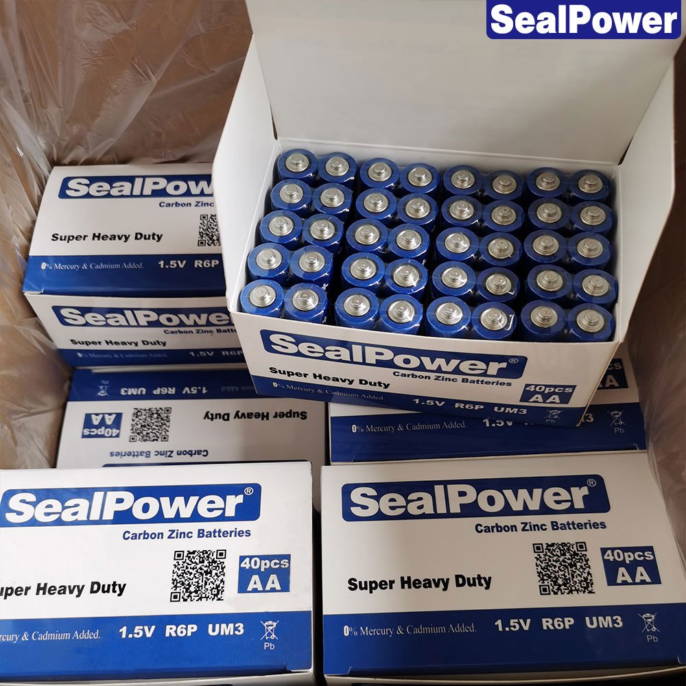 Hộp 40 viên pin AA maxell R6P,pin tiểu hàng chính hãng,Hộp 60 viên,pin AA SealPower,R6P pin tiểu hàng chính hãng