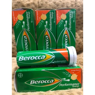 Berocca viên sủi tăng sức đề kháng hương cam- Hộp 10 viên