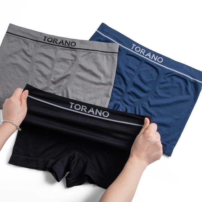 Quần lót nam TORANO boxer viền gân nổi co giãn thoải mái UP006