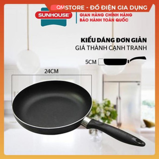 Chảo trơn chống dính sunhouse ct24 hàng chính hãng , chảo chống dính sunhouse ct24 đun ga qm store