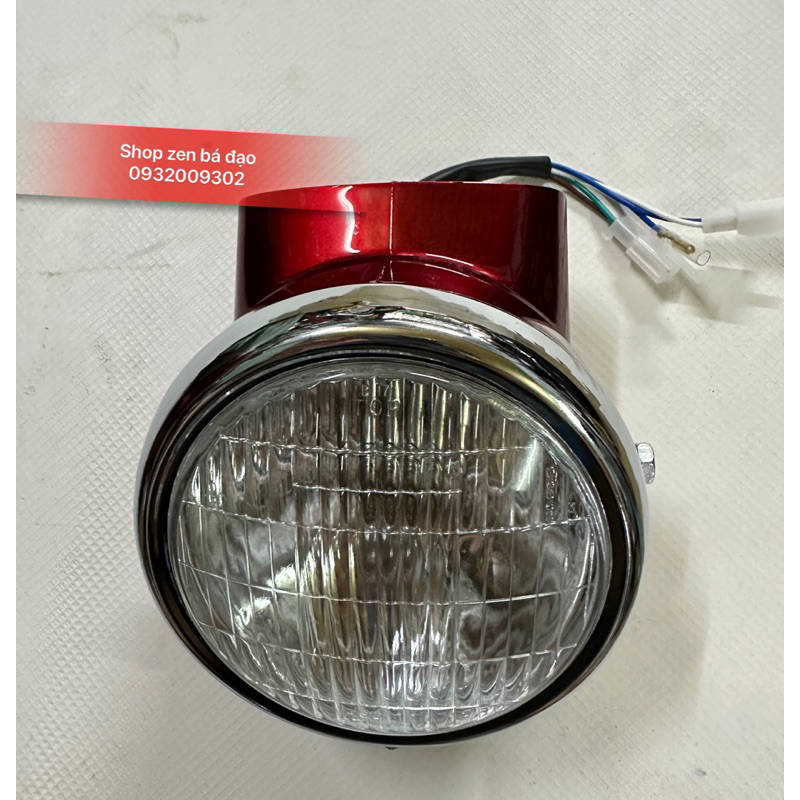 Đầu đèn 67 màu đỏ đô