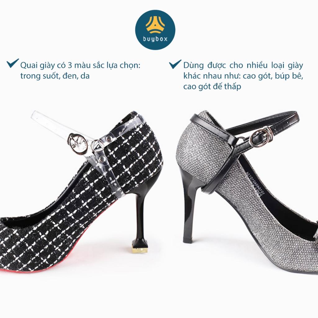 Quai giày chữ Y giúp chống tuột khi mang giày cao got - buybox BBPK51