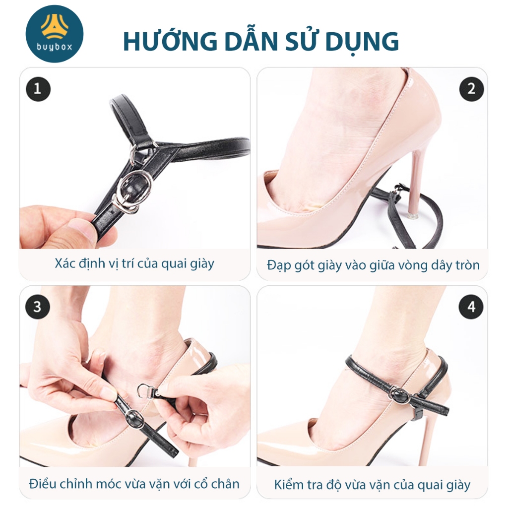 Quai giày chữ Y giúp chống tuột khi mang giày cao got - buybox BBPK51
