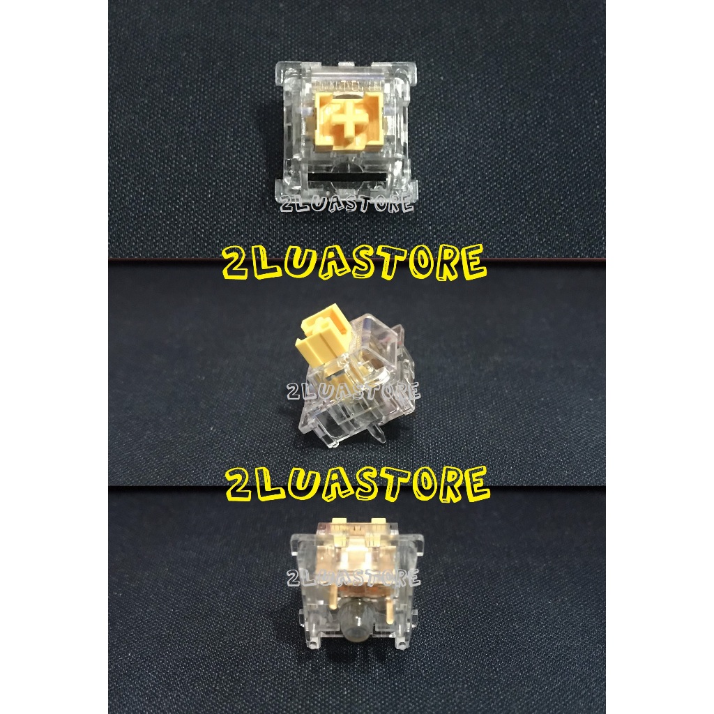 Công tắc Outemu Silent Cream Pro | Outemu Silent Lime v2 | Outemu Silent Peach Crystal Peach RGB v2 switch 5 pin