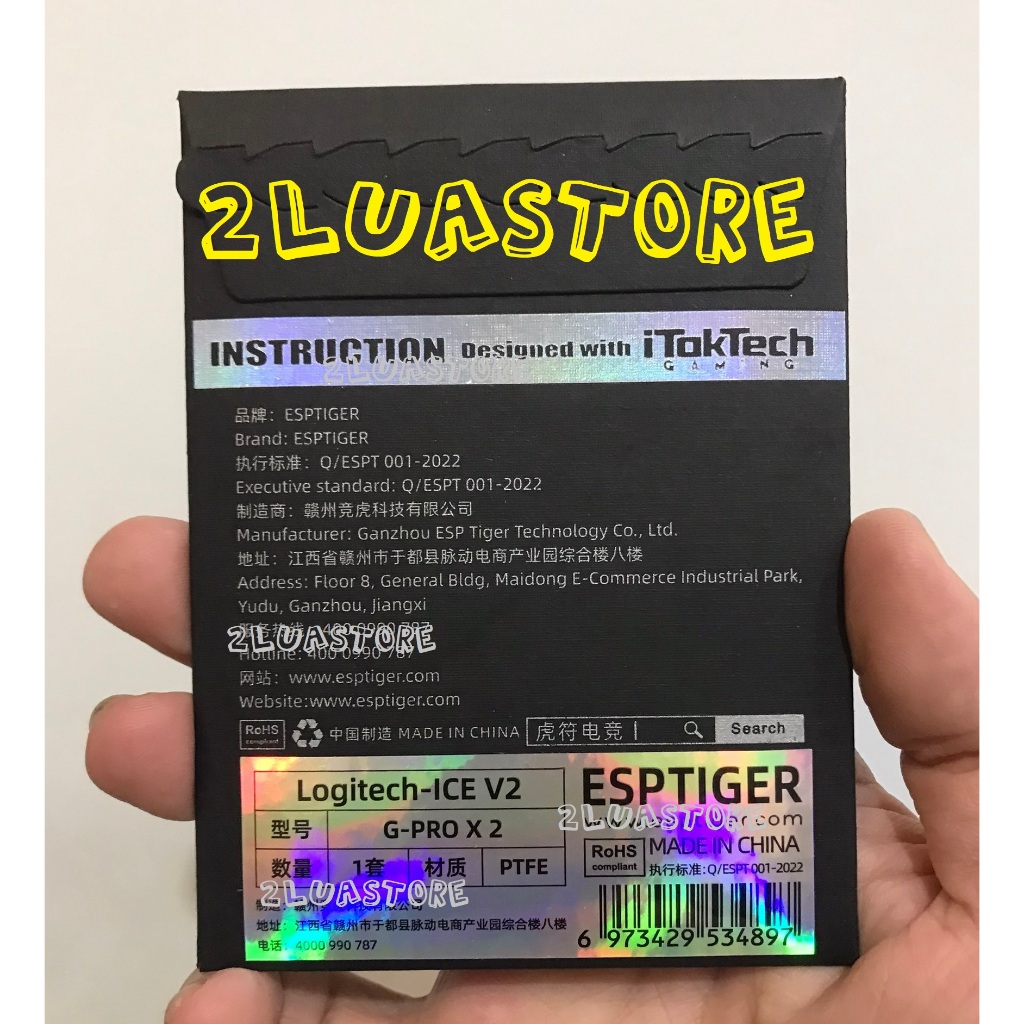 Tấm Mouse feet Tiger Ice Gpro X Superlight 2 | Feet Tiger Ice GPro Wireless | Feet Tiger Ice v2 chuột Logitech G304