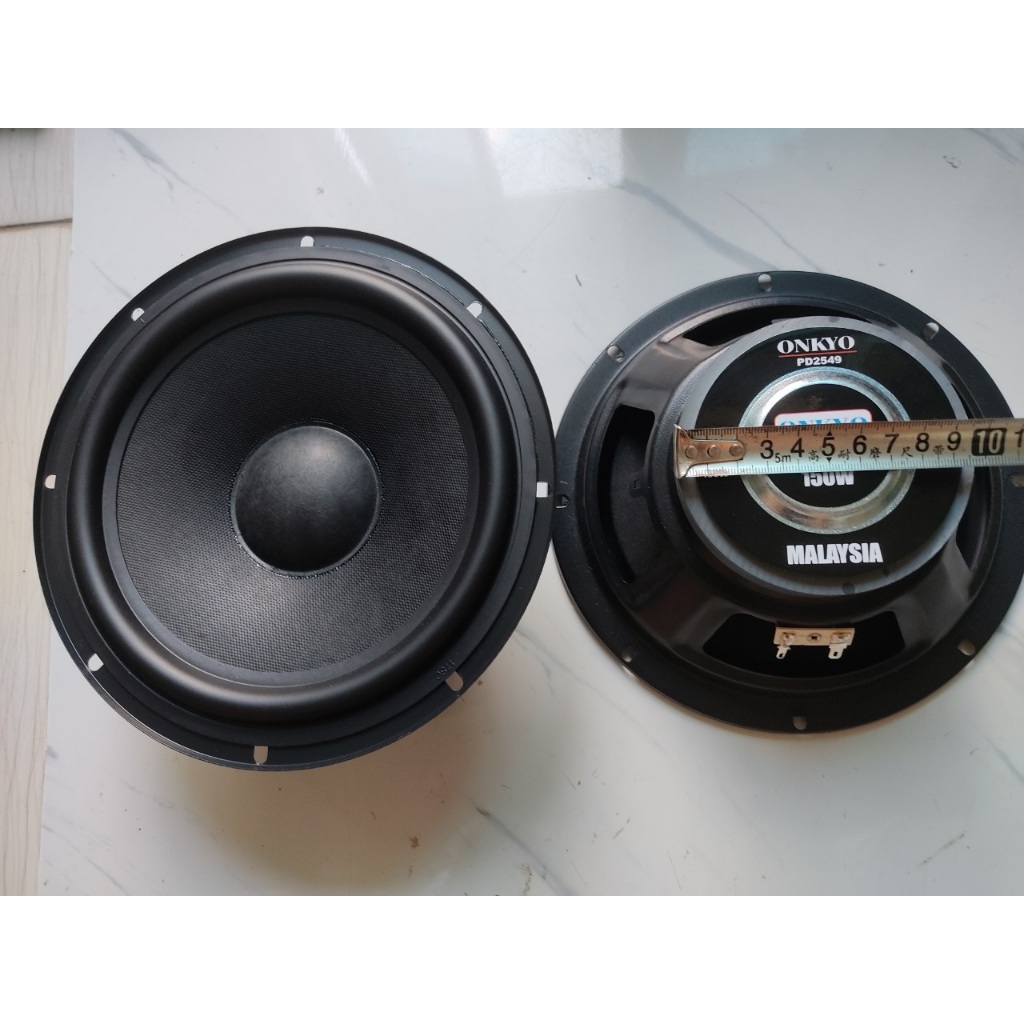 Loa rời bass 20 ONKYO HÀNG NHẬP từ 100 coil 25 gân cao su  - GIÁ 2 LOA