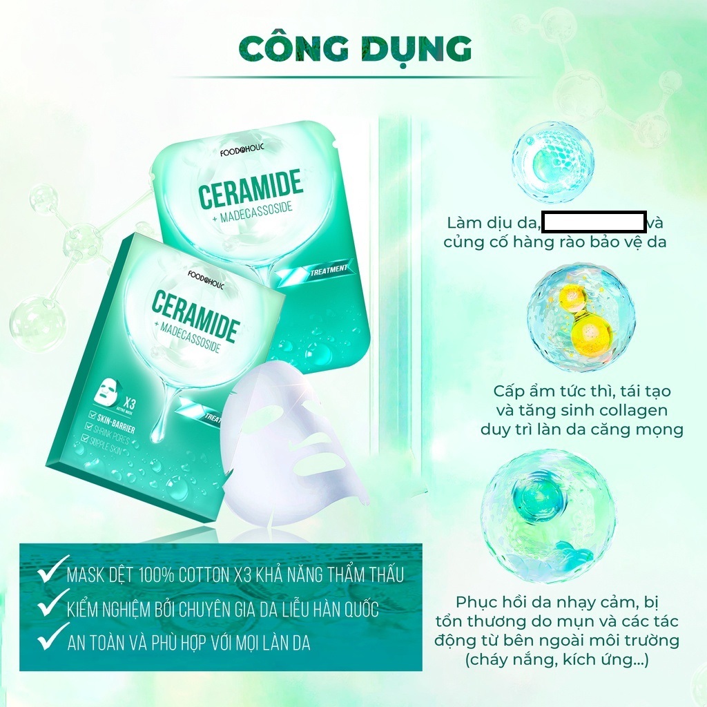 Mặt Nạ Foodaholic Premium Chăm Sóc Da Chuyên Sâu