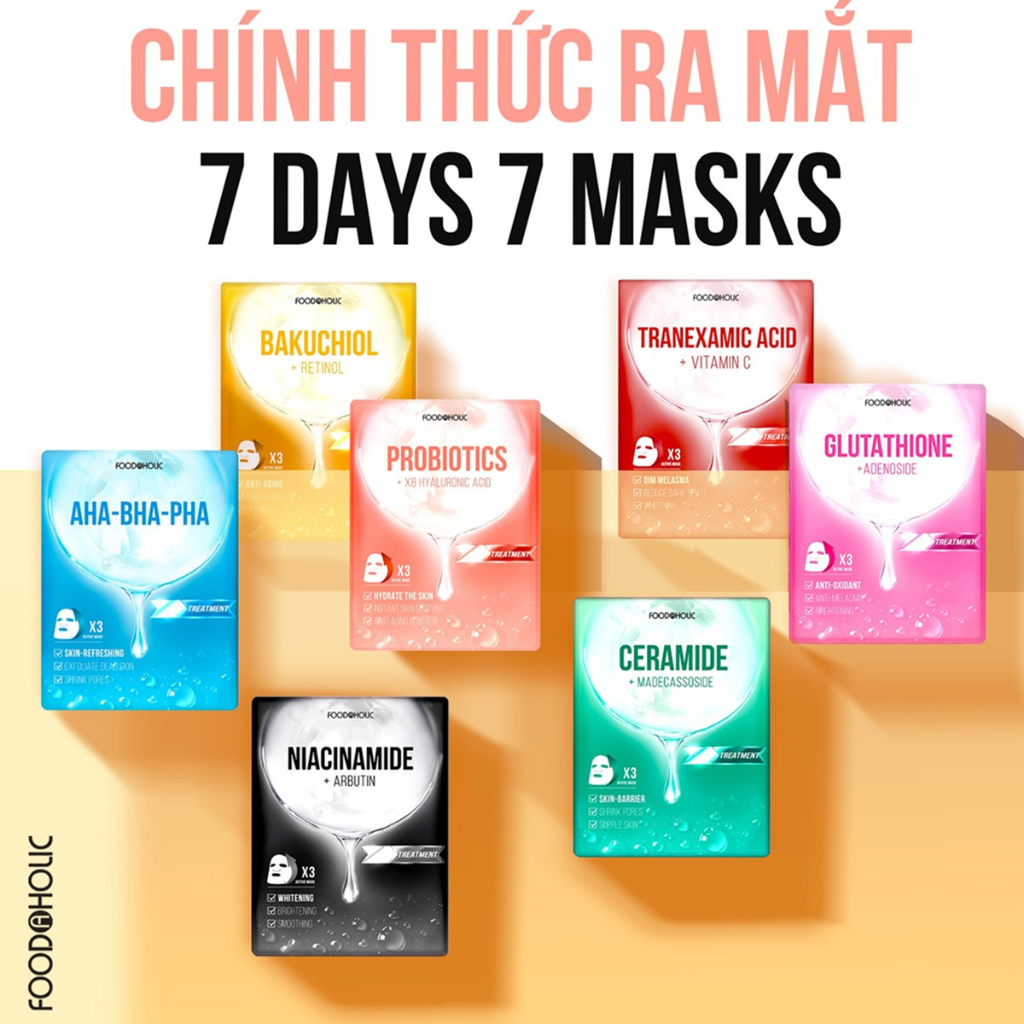 Mặt Nạ Foodaholic Premium Chăm Sóc Da Chuyên Sâu