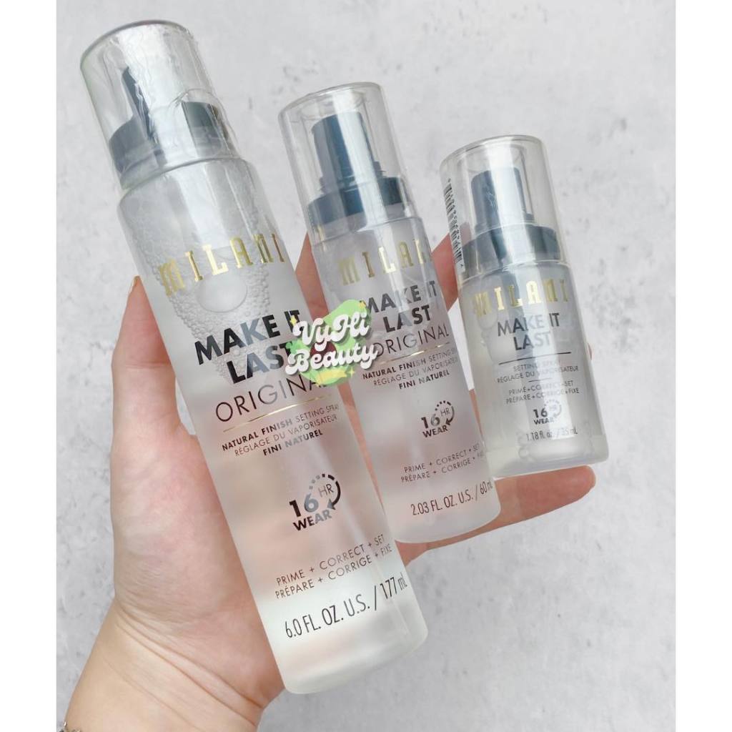 UNBOX - Xịt makeup Milani Make It Last Original 16Hr Wear