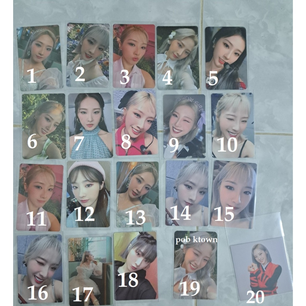 CARD CHÍNH HÃNG LOONA ARTMS HASEUL