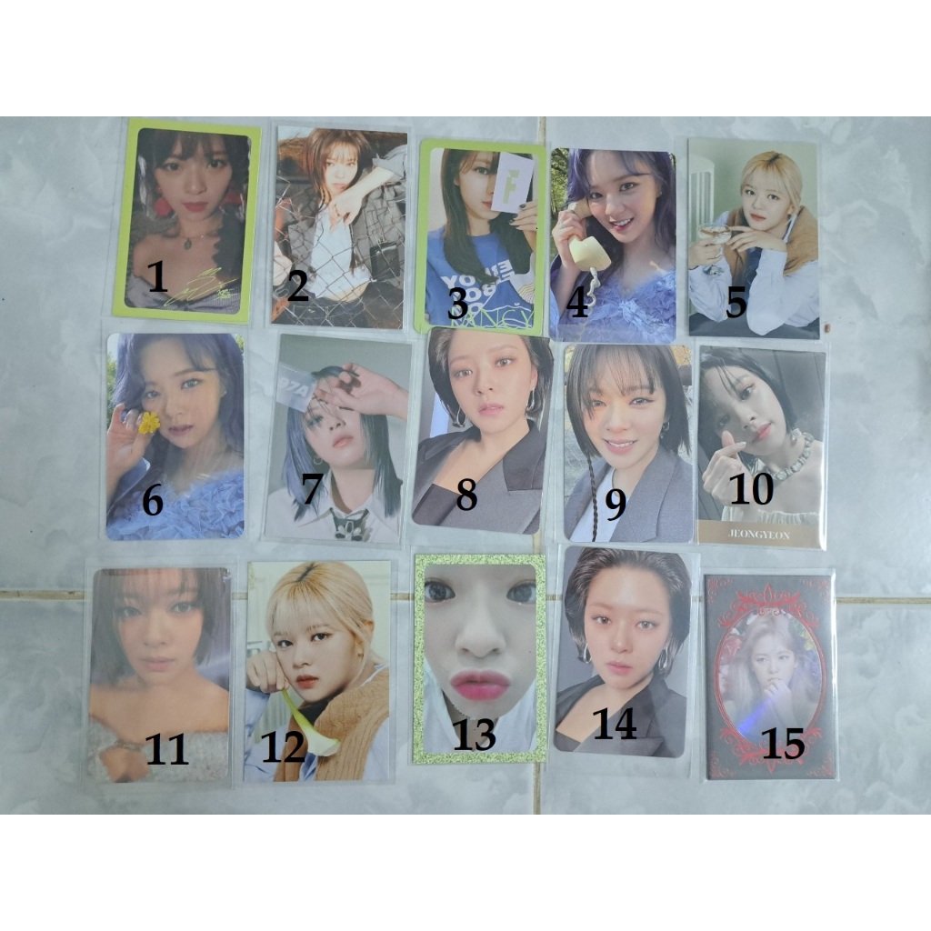 CARD JEONGYEON TWICE CHÍNH HÃNG