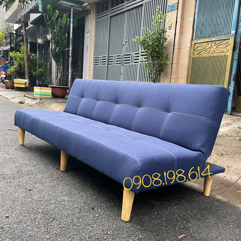 Giường Đa Năng Kiêm Ghế Sofa 1m8 Có 6 Chân Gỗ Tự Nhiên Cứng Cáp - Giường Ngủ Gấp Gọn Thành Ghế Sofa Đa Năng