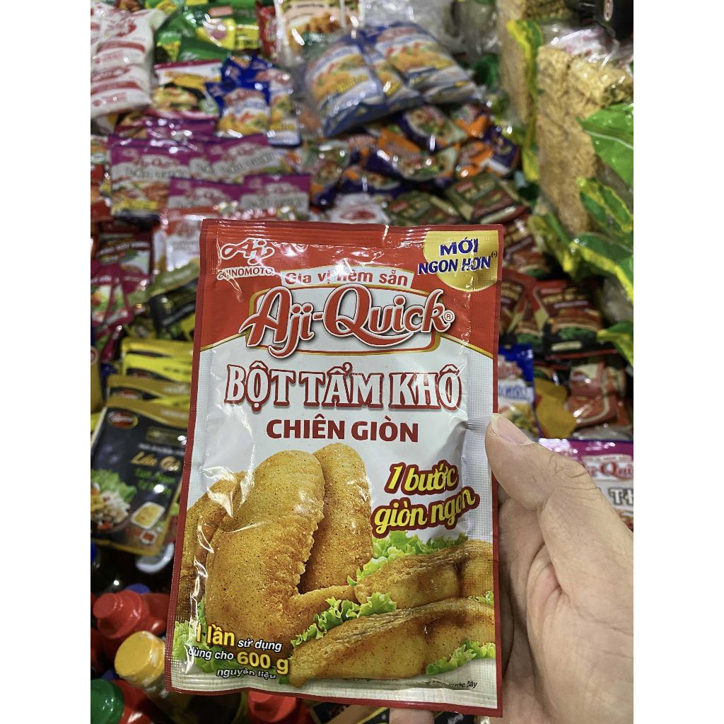 ￼BỘT TẨM KHÔ CHIÊN GIÒN AJI-QUICK 42gam