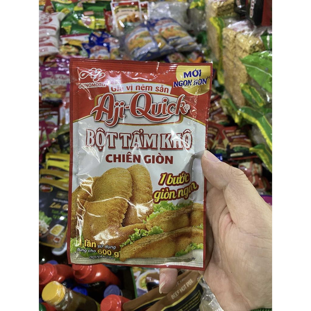 ￼BỘT TẨM KHÔ CHIÊN GIÒN AJI-QUICK 42gam