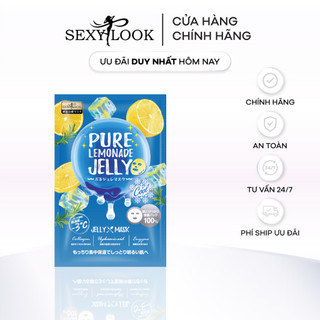 [1 Miếng] Mặt Nạ Thạch Jelly Chanh Cấp Ẩm Làm Mát SEXYLOOK 38ml