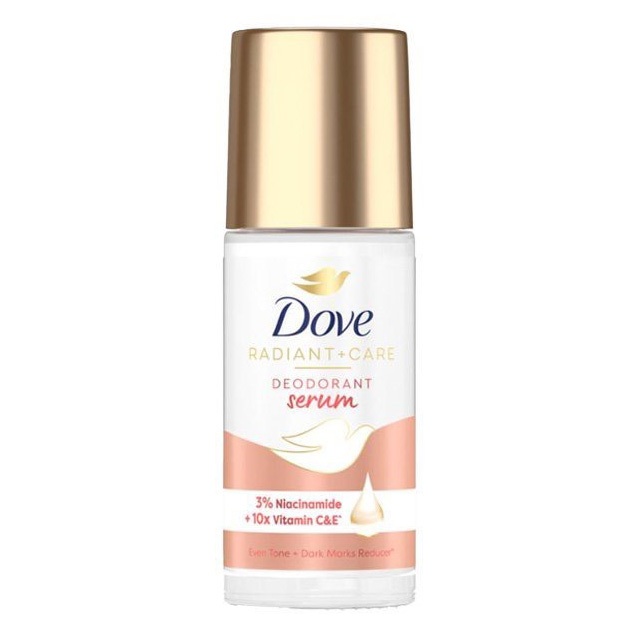 Serum dưỡng sáng khử mùi cao cấp Dove dành cho nữ với 3% Niacinamide giúp da sáng mịn đều màu 40ml tốt như lăn khử mùi